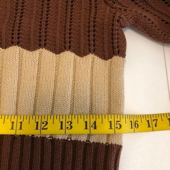 Calligraphie Mixed Stitch Puff Slv Light Academia, Elevated Indie Cropped Swtr S - Picture 10 of 13